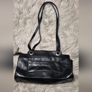 Elegant Black Leather Women's Bag